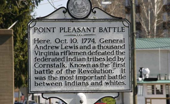 Point Pleasant Historical marker